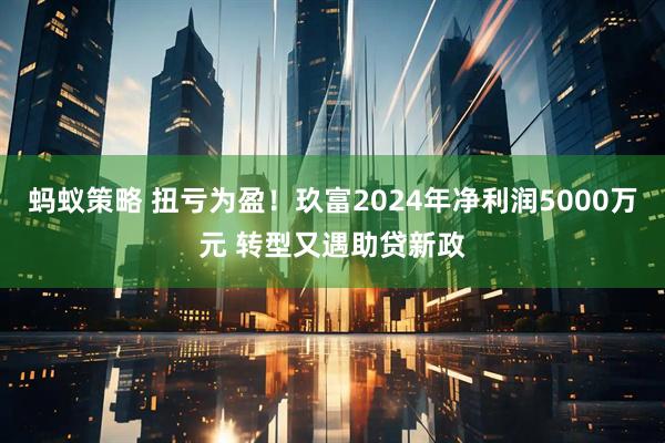 蚂蚁策略 扭亏为盈！玖富2024年净利润5000万元 转型又遇助贷新政